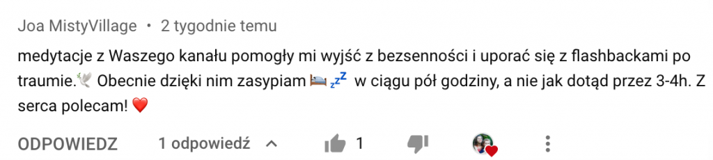 Opinia o kursie