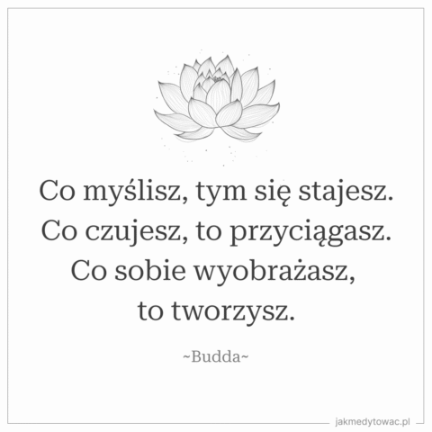 medytacja cytaty budda