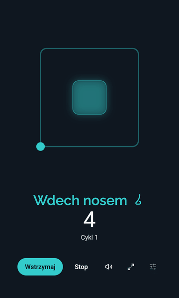 ćwiczenia oddechowe z animacją